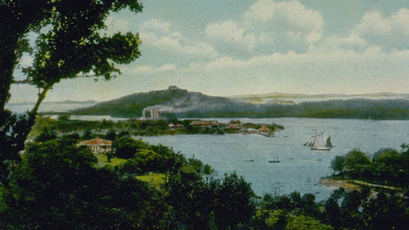 Der alte Keppel Harbour in Singapur