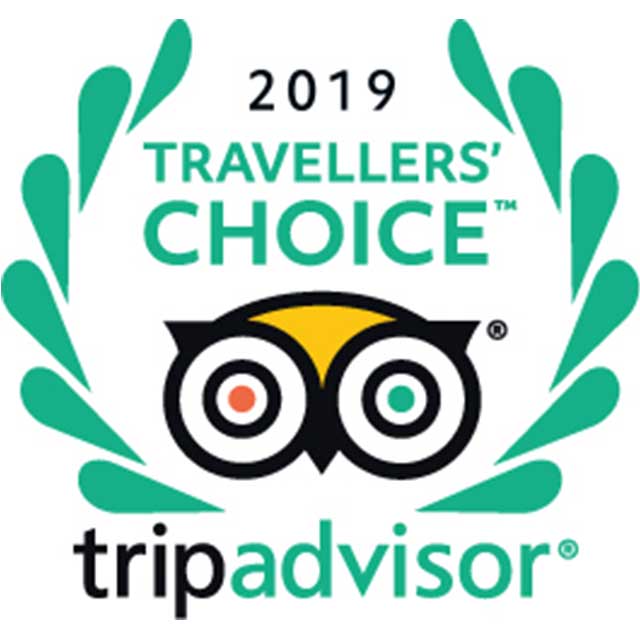 2019 年 TripAdvisor  “旅行者之选” (Travelers' Choice) 酒店大奖