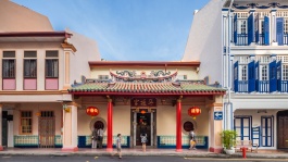 位于恭锡路的准提宫 (Cundhi Gong Temple) 外观