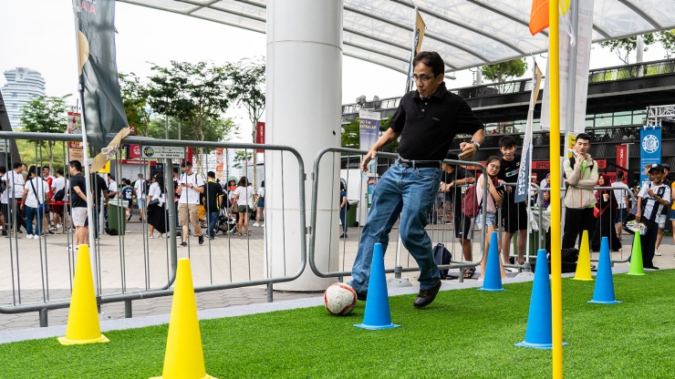 2019 年国际冠军杯足球赛新加坡站球迷盛宴。