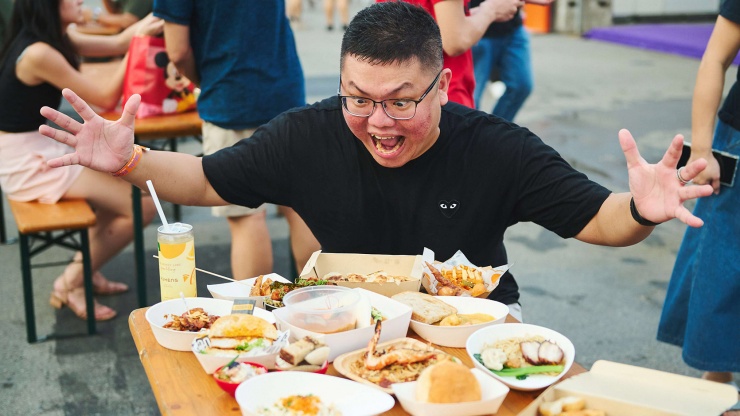 2019 年新加坡美食节上的本地美食