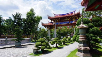 The Lian Shan Shuang Lin Temple is more than a century old with most of its glory still intact.
