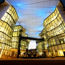 Creative architecture of Lasalle College of the Arts