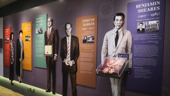 欧亚族群杰出人士——新加坡欧亚人文化馆内展览