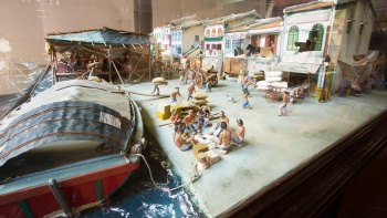 图片来源:Joel Chua DY 新加坡福德祠博物馆展出的微型模型展品