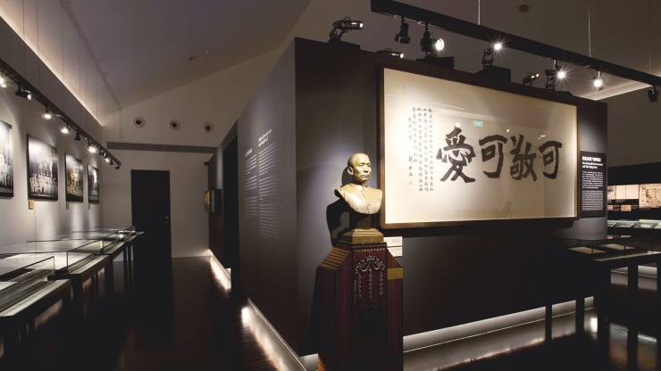 透过五个展馆了解孙中山先生光辉的一生。