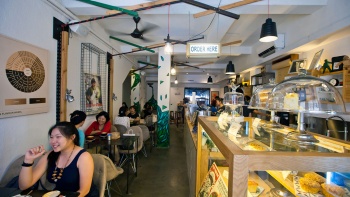 Interior of a café at Tiong Bahru