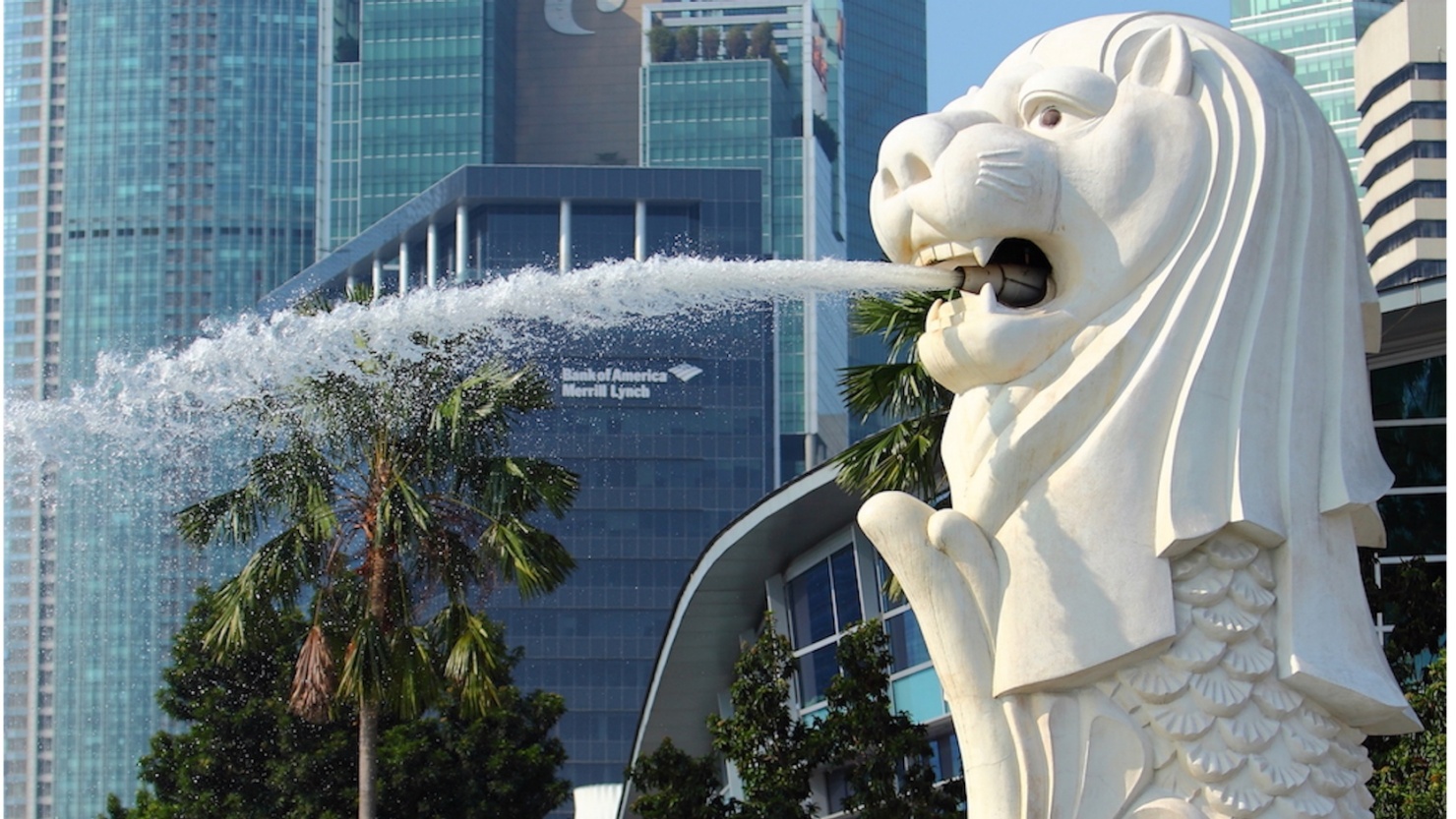 鱼尾狮公园 merlion park