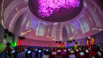 IMAX 圆顶银幕剧场的投影