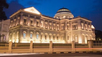 新加坡国家博物馆 (National Museum of Singapore) 外观夜景