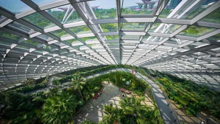 新加坡的绿色空间和可持续大楼