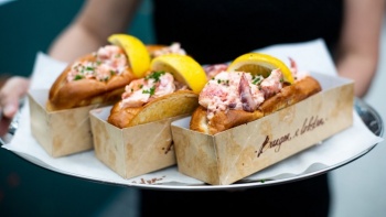 Signature Lobster roll at Burger & Lobster, an American comfort food at Jewel Changi, Singapore