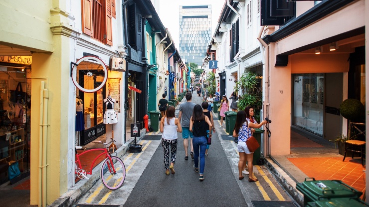 哈芝巷 (Haji Lane) 购物街